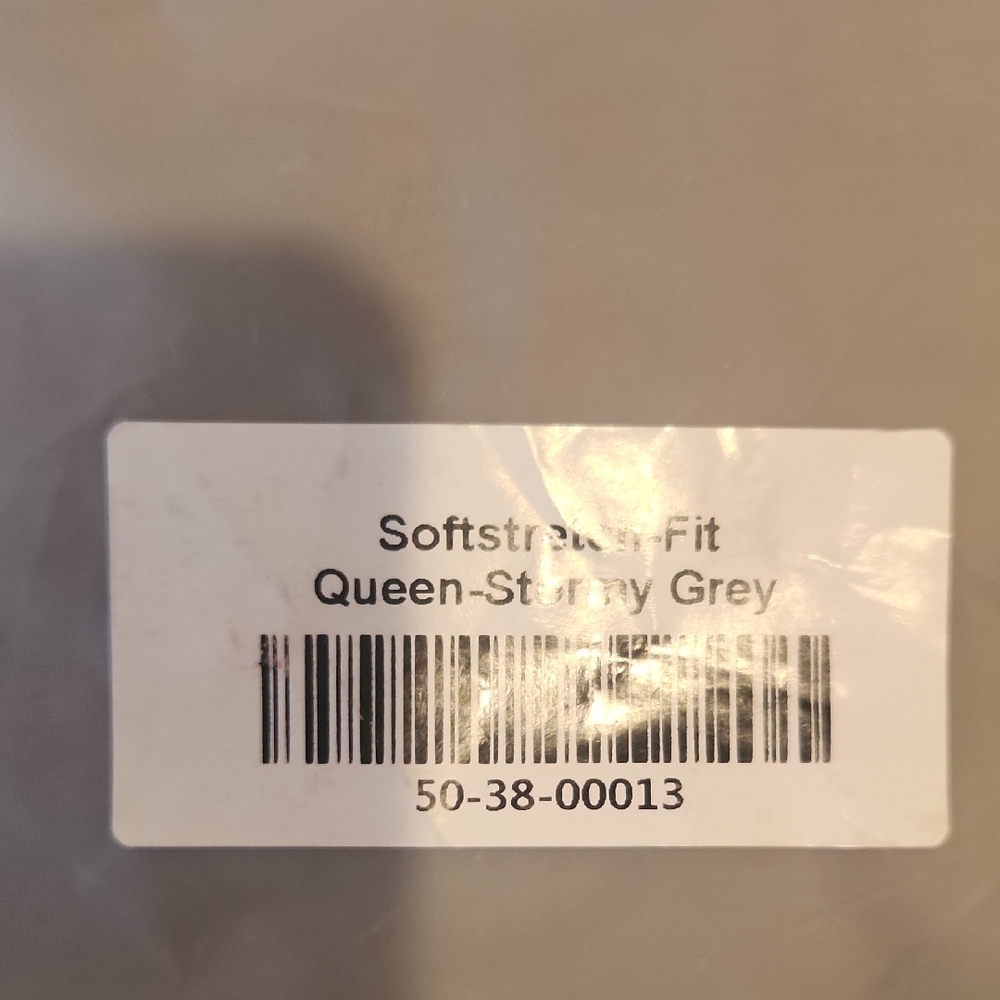 SoftStretch-Fit Queen Bedding Sheets - Stormy Grey